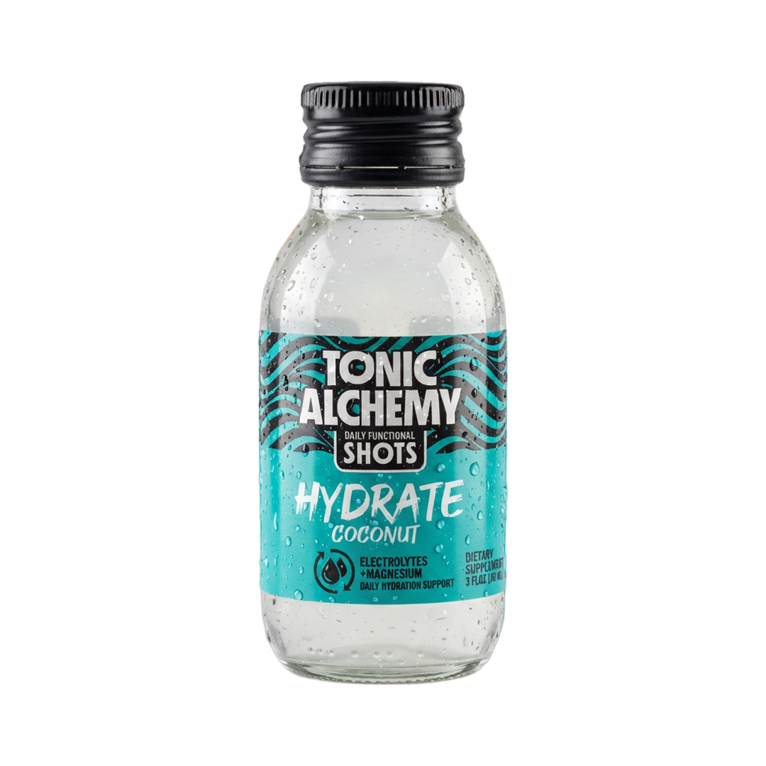Tonic Alchemy HYDRATE Coconut Daily Functional Shot - Electrolytes Magnesium Daily Hydration Support