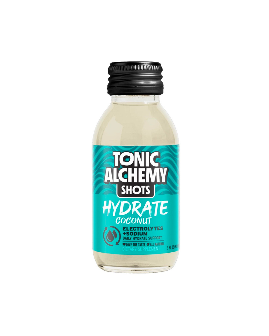 HYDRATE coconut electrolyte magnesium daily hydration shot 90ml Tonic Alchemy