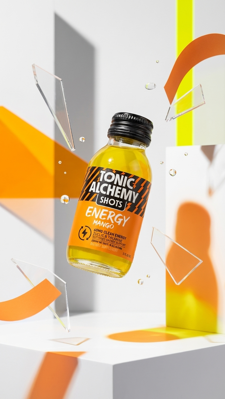 Tonic Alchemy ENERGY shot natural caffeine no crash clean sustained daily energy