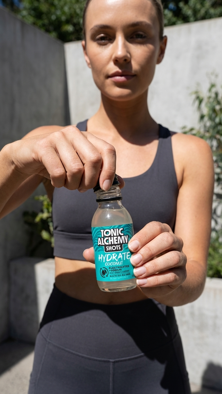 Tonic Alchemy HYDRATE coconut shot with electrolytes and magnesium